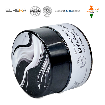 LYKKE | 80,91% FULVINEZUUR | 100 % PURE HIMALAYAN SHILAJIT HARS | BIO | 20 Gram | Getest door EUREKA op zware metalen | + MAATLEPEL | Herkomst India |