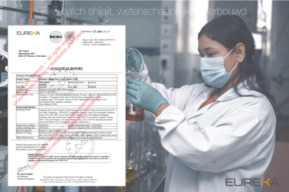 LYKKE | 80,91% FULVINEZUUR | 100 % PURE HIMALAYAN SHILAJIT HARS | BIO | 20 Gram | Getest door EUREKA op zware metalen | + MAATLEPEL | Herkomst India |